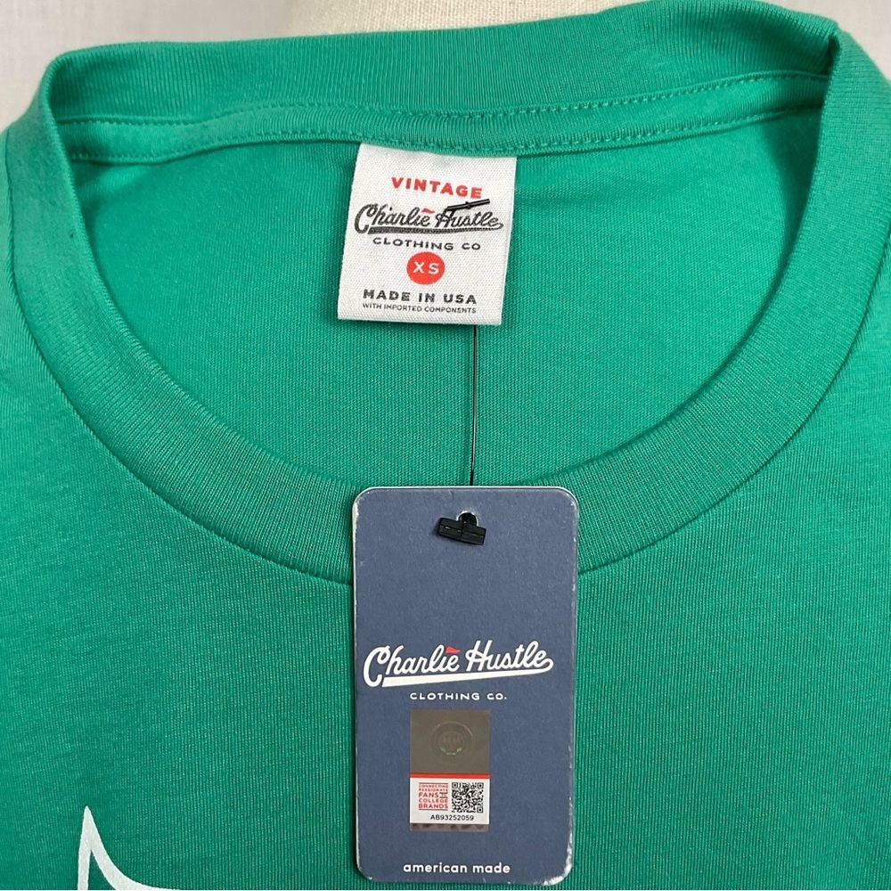 Charlie Hustle Green Northwest T-Shirt Northwest Bearcats Shirt Sleeve Sz Xs New — image 2 of 6